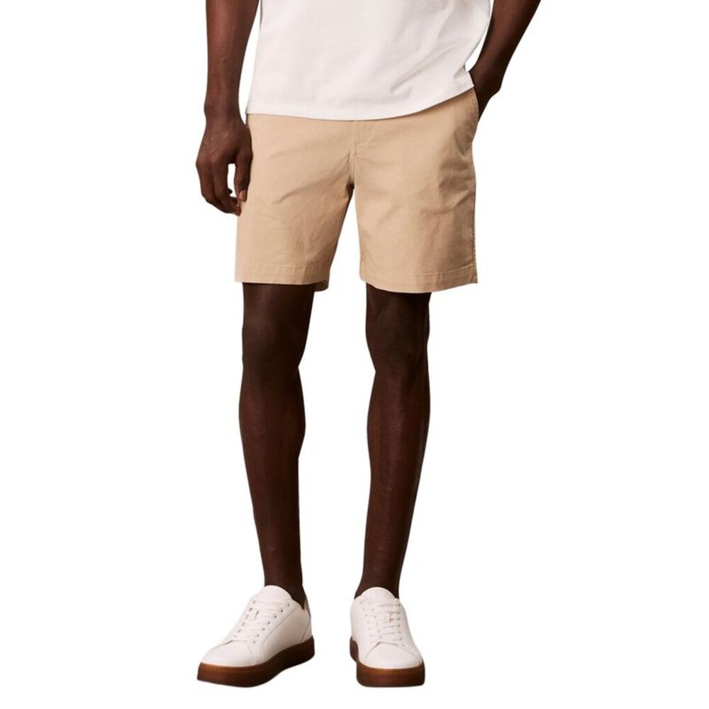 Calvin Klein Mens  Chino Short, White